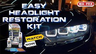 Car Headlight Restoration with Mafra Regenera Headlight Kit