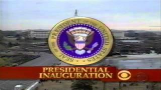 Bill Clinton 2nd Presidential Inauguration CBS Jan. 20, 1997