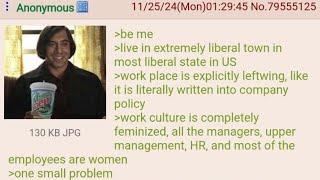 Anon Takes Advantage Of Feminist Workplace - 4Chan Greentext