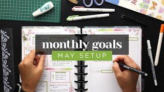 PLAN WITH ME :: SETTING UP MY MAY MONTHLY GOALS FOR PRODUCTIVITY & SUCCESS