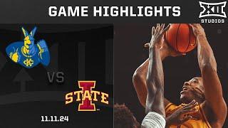 Kansas City vs. #7 Iowa State Game Highlights | 2024-25 Big 12 Men's Basketball