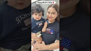 Minakshi Ma'am First Mother's Day ️ With babygirl | Wait For her Smile | Minakshi Varshney