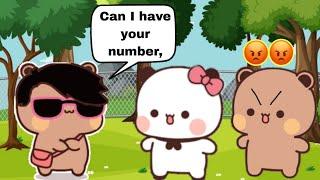 Dudu's Friend FLIRTS with Bubu!  || Bubu Dudu ||  Bubu Dudu Stories"