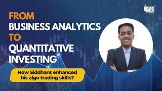 QuantInsti EPAT Review | Siddhant Vaidya's Success Story | United States