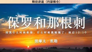 保罗和那根刺 林后 12:1-10 | 提摩太·凯勒 | 释经讲道