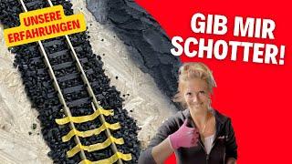 LGB Modellbahn: Wie schottert man die Gleise? Wir zeigen es euch... / Modelleisenbahn #36