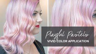 Playful Pastel VIVID Color Application | CERON Hair Studio