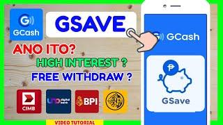 GCash GSave PH - Anong Meron? Earn High Interest, FREE ATM Withdraw | GCash CIM UNO MAYA BPI