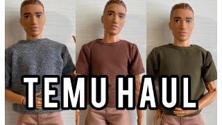 Temu Haul Shirts for Ken Dolls and Barbie Dolls Review