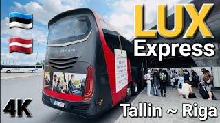 LUX Lounge Express Tallin, Estonia    Riga, Latvia Executive Bus Direct service Lounge Class