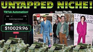 NEW 'Who Wore It' Niche GOES VIRAL (UNTAPPED...) - TikTok Creator Rewards Program