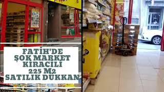 Fatih'te Satılık Şok Market Kiracılı Dükkan