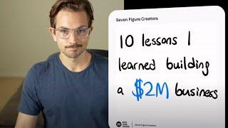 10 lessons I learned building a $2M business on LinkedIn