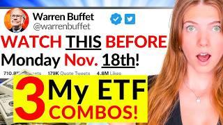 WATCH for THESE 3 WARNINGS - Inflation, Rate Cuts, 10yr Yield + My 3 ETF COMBO Review