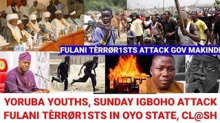 Gov Makinde Flee As Yoruba Youths, Sunday Igboho Àttàck Fulani Herdsmen In Oyo State