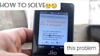 this connection is untrusted problem solve||in||telugu||