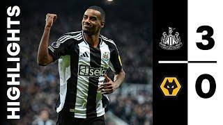 Newcastle United 3 Wolverhampton Wanderers 0 | Premier League Highlights