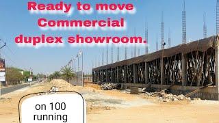 Ready to move Commercial duplex showroom on 100 feet running road Ajmer Road Jaipur. Call:7976526781