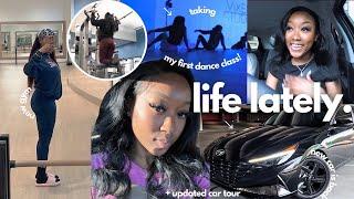 weekly vlog | finally taking my first dance class | new car is back, new gym, updated car tour