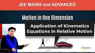 Application of Kinematics Equations in Relative Motion | Cengage | BM Sharma | JEE 2022 | Physics