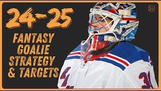 24 25 Fantasy Goaltending: Strategies, Elite G1s, Value Targets, Analysis