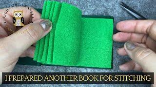 I Made Another Fabric & Felt Book To Stitch In #embroidery #stitching #slowstitching