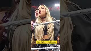 WWE CHAMPION  Liv Morgan and dominic Mysterio vs Rhea Ripley so beautiful reaction raw#shorts#feed