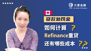 加拿大贷款处罚金如何计算？Refinance重新贷款成本有多少?| 多伦多大唐金融 专业贷款 投资理财 经纪培训