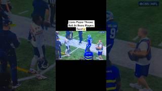 Lions Player Throws Ball At Bears Players Face! #nfl #sports #shorts #football #thanksgiving #new