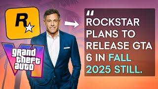 IT’S OFFICIAL! Rockstar Boss RECONFIRMS GTA 6 Fall 2025 Release Date! (No Delay)