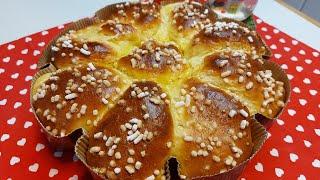 Pan Brioche allo yogurt sofficissimo a forma di stella con cuore morbido | ricetta facile #250