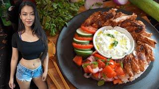 Quick & Healthy Chicken Gyros Bowl Recipe | How to cook