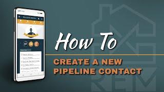 REM - How to create a new pipeline contact