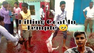 killing Goat In Temple  ||Vlogs#RiderBoi DIPENDRA