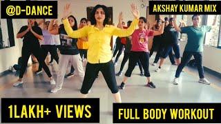 25-Mins Akshay Kumar Mix Full Body Workout | 200-250 calories burn 