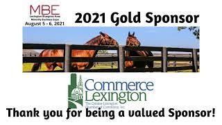 2021 MBE Gold Sponsor Thank You Commerce Lexington