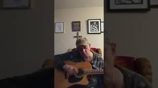 dewger plays acoustic guitar Ohio Happy Thanksgiving holiday jam session