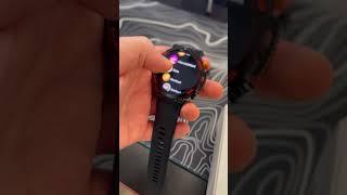 Smart watch with a built in flashlight