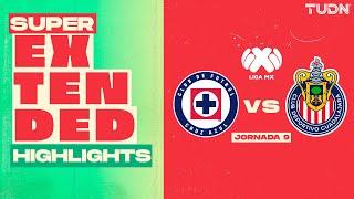 SUPER EXTENDED HIGHLIGHTS | Cruz Azul vs Chivas | Liga Mx -Apertura 2024 - Jornada 9 | TUDN