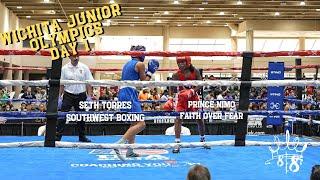 RARE FOOTAGE Of Boxers Competing At 2024 Junior Olympics! Day 1