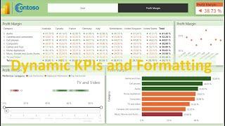 Power BI – Dynamic KPIs and Formatting