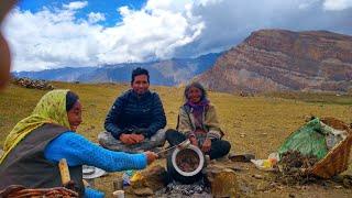 life in the Himalayas ! Auli Mountain village life ! Auli Uttrakhand !with subtitles