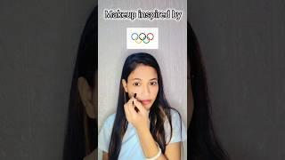 olympic ‍️inspired #shorts #youtubeshorts #makeup #inspired#viralvideo #olympics2024#viralshort