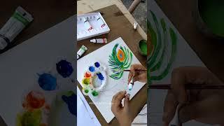 simple acrylic painting for beginners | painting classes at kavi art studio #art #painting #drawing