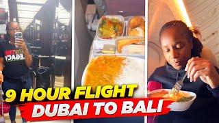 9 HOUR FLIGHT - DUBAI TO BALI - EMIRATES AIRLINE