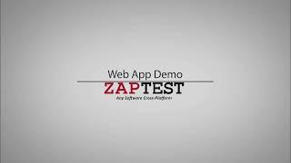 ZAPTEST for Web Testing Demo