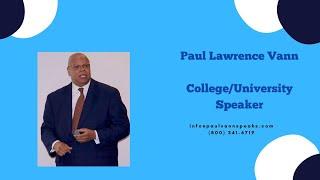 Paul Vann's College/University Intro Video