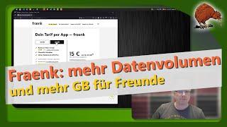 Fraenk: Mehr Datenvolumen und mehr GB für Freunde-Codes