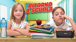 VLOG! DIEGO PIANGE AL PRIMO GIORNO DI SCUOLA! PRIMO GIORNO DI SCUOLA PER FIGLIACHIARA E FIGLIODIEGO!