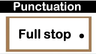 FULL STOP | How to use punctuation correctly